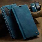 For Samsung Galaxy A26 CaseMe 033 Calf Leather Lining Microfibre RFID Blocking Phone Case(Green) - 3