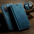 For Samsung Galaxy S20 CaseMe 033 Calf Leather Lining Microfibre RFID Blocking Phone Case(Green) - 3