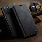 For Samsung Galaxy S20+ CaseMe 033 Calf Leather Lining Microfibre RFID Blocking Phone Case(Black) - 3
