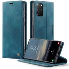 For Samsung Galaxy S20+ CaseMe 033 Calf Leather Lining Microfibre RFID Blocking Phone Case(Green) - 1