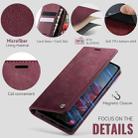 For Samsung Galaxy A50s / A30s CaseMe 033 Calf Leather Lining Microfibre RFID Blocking Phone Case(Red) - 5
