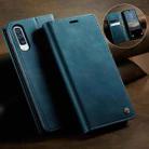 For Samsung Galaxy A50s / A30s CaseMe 033 Calf Leather Lining Microfibre RFID Blocking Phone Case(Green) - 3