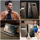 For Samsung Galaxy S10 CaseMe 033 Calf Leather Lining Microfibre RFID Blocking Phone Case(Coffee) - 4