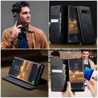 For Samsung Galaxy S10+ CaseMe 033 Calf Leather Lining Microfibre RFID Blocking Phone Case(Black) - 4
