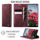 For Samsung Galaxy S10+ CaseMe 033 Calf Leather Lining Microfibre RFID Blocking Phone Case(Red) - 2