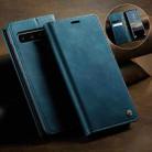 For Samsung Galaxy S10+ CaseMe 033 Calf Leather Lining Microfibre RFID Blocking Phone Case(Green) - 3