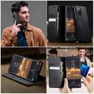 For Samsung Galaxy S20 FE CaseMe 033 Calf Leather Lining Microfibre RFID Blocking Phone Case(Black) - 4