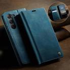 For Samsung Galaxy S23+ 5G CaseMe 033 Calf Leather Lining Microfibre RFID Blocking Phone Case(Green) - 3