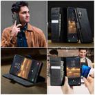 For Samsung Galaxy S23 Ultra 5G CaseMe 033 Calf Leather Lining Microfibre RFID Blocking Phone Case(Black) - 4