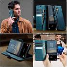 For Samsung Galaxy S23 Ultra 5G CaseMe 033 Calf Leather Lining Microfibre RFID Blocking Phone Case(Green) - 4