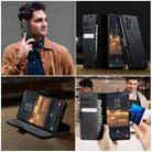 For Samsung Galaxy Note10+ CaseMe 033 Calf Leather Lining Microfibre RFID Blocking Phone Case(Black) - 4