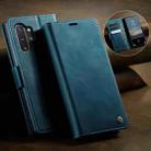 For Samsung Galaxy Note10+ CaseMe 033 Calf Leather Lining Microfibre RFID Blocking Phone Case(Green) - 3