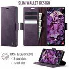 For Samsung Galaxy Note10+ CaseMe 033 Calf Leather Lining Microfibre RFID Blocking Phone Case(Purple) - 2