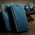 For Samsung Galaxy Note20 Ultra CaseMe 033 Calf Leather Lining Microfibre RFID Blocking Phone Case(Green) - 3