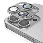 For iPhone 16 Pro Kalebol Armor Full-Coverage Metal Lens Ring Protector Film(Titanium) - 1