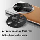 For OPPO Find X6 Pro Kalebol Black Metal Hollow Lens Protection Ring - 2