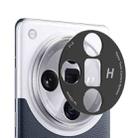 For OPPO Find X7 Ultra Kalebol Black Metal Hollow Lens Protection Ring - 1