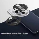 For OPPO Find X7 Ultra Kalebol Black Metal Hollow Lens Protection Ring - 2