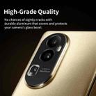 For OPPO Reno10 /10 Pro Kalebol Black Metal Hollow Lens Protection Ring - 3