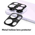 For OPPO Reno13 Pro 5G Kalebol Black Metal Hollow Lens Protection Ring - 2