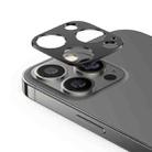 For iPhone 14 Pro Max Kalebol Metal Hollow Lens Protection Ring(Black) - 1