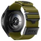 22mm Nylon Braided Sport Watch Band(Army Green) - 1