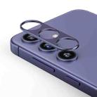 For Samsung Galaxy S24 5G Kalebol Metal Hollow Lens Protection Ring(Purple) - 1