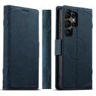 For Samsung Galaxy S25 Ultra 5G SUTENI J07 Multifunctional Horizontal Flip Magsafe Leather Phone Case(Blue) - 1