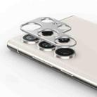For Samsung Galaxy S23 Ultra 5G Kalebol Metal Hollow Lens Protection Ring(Silver) - 1