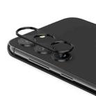 For Samsung Galaxy S23 5G Kalebol Metal Hollow Lens Protection Ring(Black) - 1