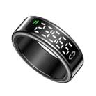SY01 SIZE 12 Smart Ring, Support Heart Rate / Blood Oxygen / Sleep Monitoring / Multiple Sport Modes(Black) - 2