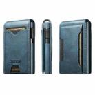 The Suteni oil wax pattern button automatically pops out the veneered printed card box(Blue) - 1