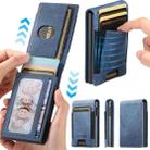 The Suteni denim pattern button automatically pops out the elastic band card box(Blue) - 2