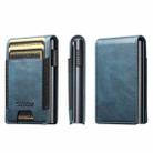 The Suteni oil wax pattern button automatically pops out the elastic band card box(Blue) - 2