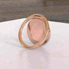 Universal Magnetic Suction Cup Thin Portable Cell Phone Ring Clip(Rose Gold) - 1