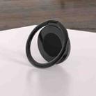 Universal Magnetic Suction Cup Thin Portable Cell Phone Ring Clip(Cool Black) - 1