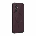 For Samsung Galaxy A56 5G ENKAY MagSafe Matte TPU Phone Case with Lens Film(Burgundy) - 1