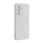 For Samsung Galaxy A26 5G ENKAY MagSafe Matte TPU Phone Case with Lens Film(White) - 1