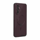 For Samsung Galaxy A36 5G ENKAY MagSafe Matte TPU Phone Case with Lens Film(Burgundy) - 1