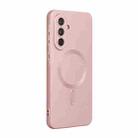For Samsung Galaxy A36 5G ENKAY MagSafe Matte TPU Phone Case with Lens Film(Pink) - 1