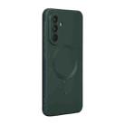 For Samsung Galaxy A36 5G ENKAY MagSafe Matte TPU Phone Case with Lens Film(Deep Green) - 1