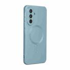 For Samsung Galaxy A36 5G ENKAY MagSafe Matte TPU Phone Case with Lens Film(Sierra Blue) - 1