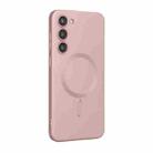 For Samsung Galaxy S25 5G ENKAY MagSafe Matte TPU Phone Case with Lens Film(Pink) - 1