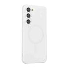 For Samsung Galaxy S25+ 5G ENKAY MagSafe Matte TPU Phone Case with Lens Film(White) - 1