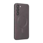 For Samsung Galaxy A15 ENKAY MagSafe Matte TPU Phone Case with Lens Film(Burgundy) - 1