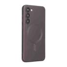 For Samsung Galaxy S24 5G ENKAY MagSafe Matte TPU Phone Case with Lens Film(Burgundy) - 1