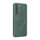 For Samsung Galaxy A25 ENKAY MagSafe Matte TPU Phone Case with Lens Film(Deep Green) - 1