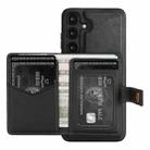 For Samsung Galaxy S24+ 5G Kalebol Button Ring Magnetic Card Bag Leather Phone Case(Black) - 3