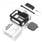 For GoPro HERO13 Black Silicone Protective Case with Wrist Strap & Lens Cover & Side Interface Cover - 2