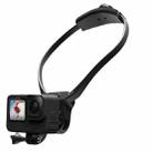 Sports Camera Lazy Neck Bracket Phone Clamp Mount(Black) - 2